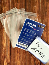 Lade das Bild in den Galerie-Viewer, 50x Twitch Stream Sleeves "Schutzfolien" zb. Toploader Cardsaver Pokemon Karten
