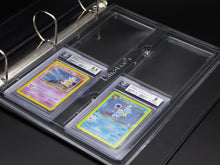 Lade das Bild in den Galerie-Viewer, 5x Graded Slab Page for BGS Beckett Grading Cards + Ultra Pro 3-Ring Ordner