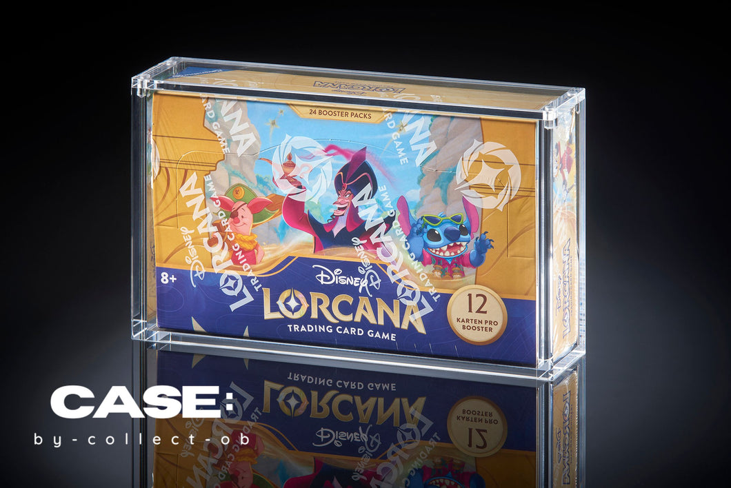 Acryl Case Lorcana Display Booster Box Into the Inklands - Die Tintenlande