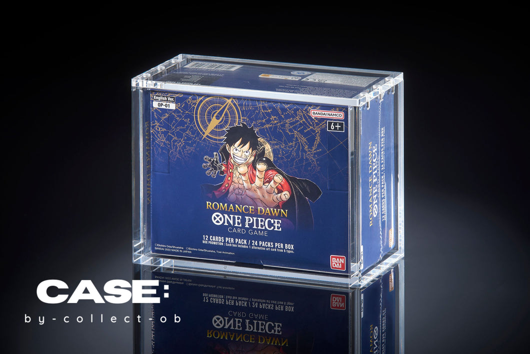 Acryl Case One Piece Display Booster Box englisch OP-01 Romance Dawn Reprint