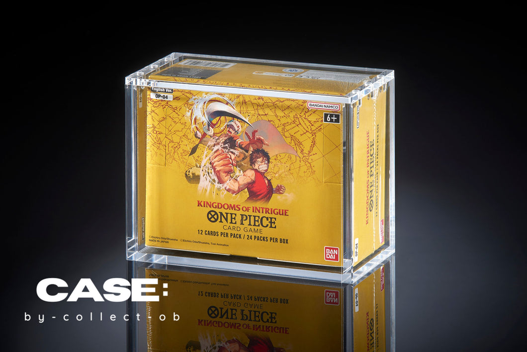 Acryl Case One Piece Display Booster Box englisch OP-04 Kingdoms of Intrigue
