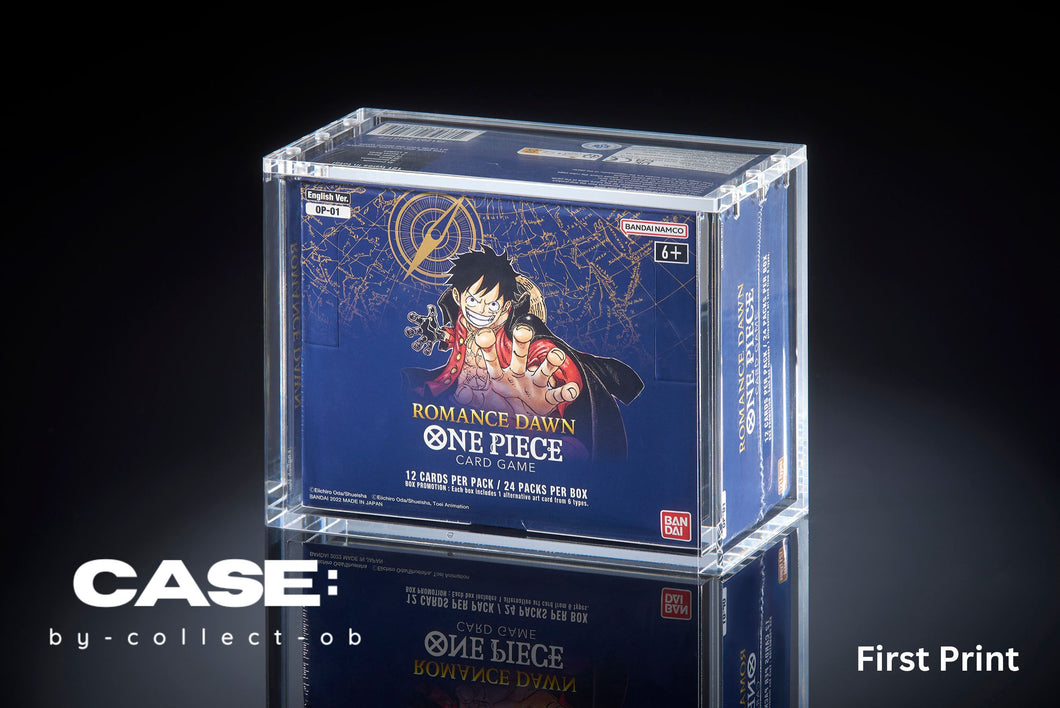 Acryl Case One Piece Display Booster Box englisch OP-01 Romance Dawn 