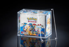 Lade das Bild in den Galerie-Viewer, Acryl Case für Pokemon 36er Display - Booster Box - modern &amp; vintage zum Beispiel Evolutions
