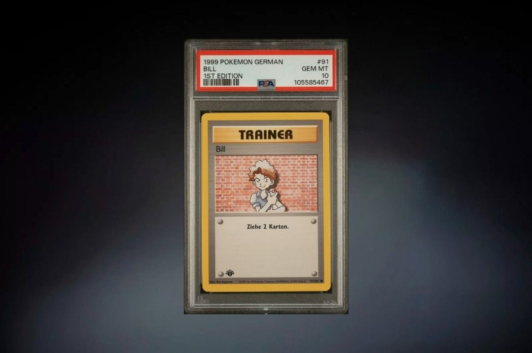 Pokemon Sammelkarte GERMAN #91 BILL 1ST EDITION – collect-ob