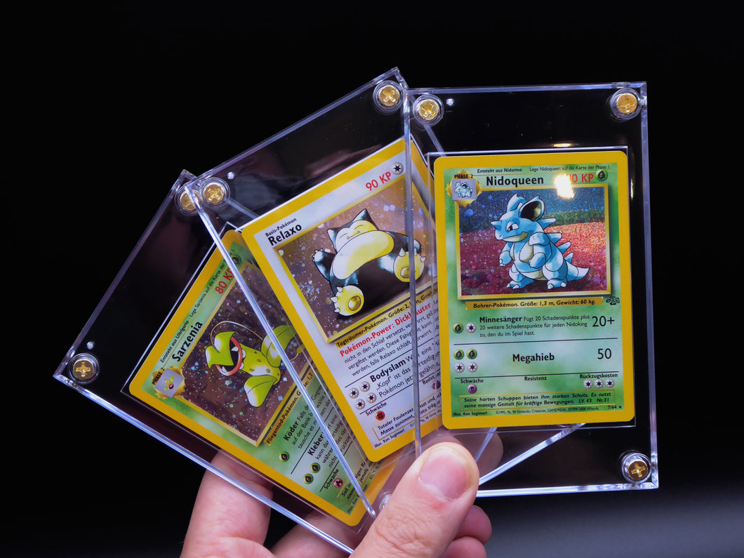 1x Acryl Case für Pokemon trading Cards Display zB 151 Display SV2a WOTC Jungle