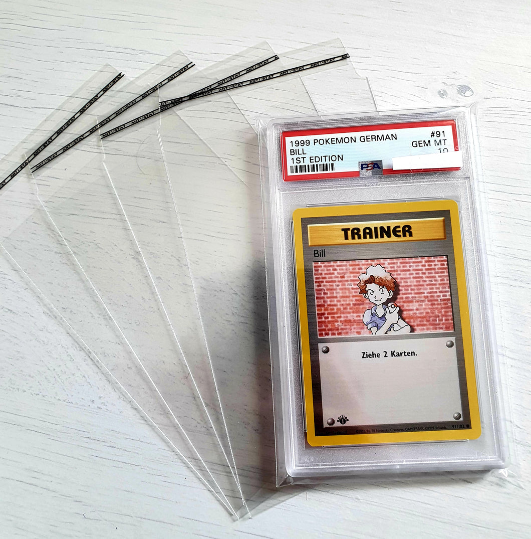 50x PSA Grading Card Sleeves 