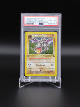 Lade das Bild in den Galerie-Viewer, Pokemon Aerodactyl Prerelease 1. Edition Fossil Holo 1999 PSA Grading Karte Wertung 8 englisch
