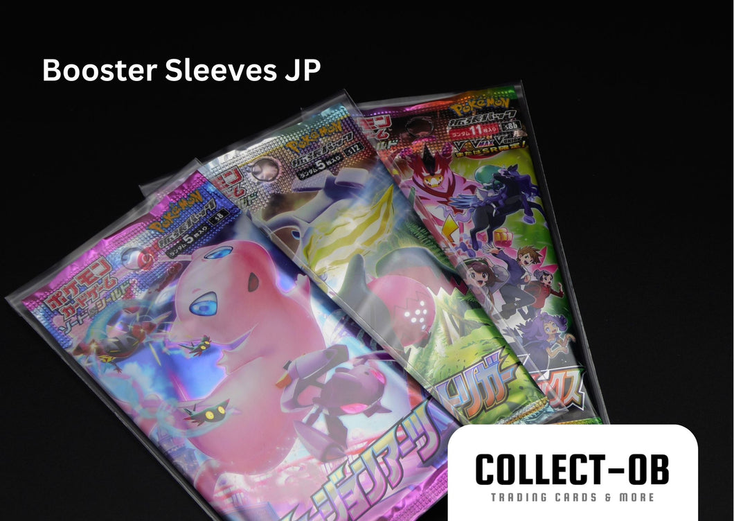 Japanische Pokemon Booster Sleeves - Schutzhüllen - Folien - 100er Pack